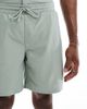 ONLY & SONS ONLY & SONS plisse shorts in sage green - part of a set - 3