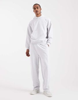 ONLY & SONS ONLY & SONS premium 400gsm heavyweight loose fit sweatpants in light gray - part of a set