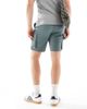 ONLY & SONS ONLY & SONS pull on linen mix cargo shorts in teal-Green - 2