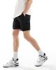 ONLY & SONS ONLY & SONS pull on technical cargo shorts in black - 1