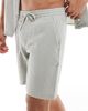 ONLY & SONS ONLY & SONS pull on texture shorts in pale gray - part of a set-Green - 3