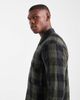 ONLY & SONS ONLY & SONS quilted jacket in green & black plaid - 4