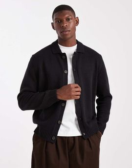 ONLY & SONS ONLY & SONS regular cardigan in black