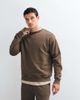 ONLY & SONS ONLY & SONS relaxed fit crew neck sweatshirt in washed brown - part of a set-Gray - 4