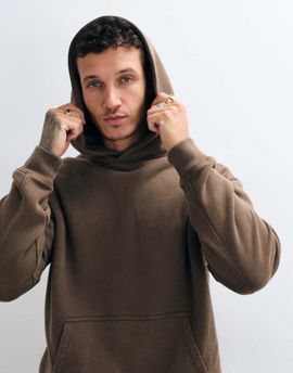 ONLY & SONS ONLY & SONS relaxed fit hoodie in washed brown - part of a set-Gray