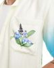 ONLY & SONS ONLY & SONS revere collar shirt with floral print in blue ombre - 4