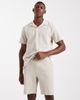 ONLY & SONS ONLY & SONS ribbed jersey shorts in stone - part of a set-Neutral - 1