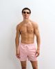 ONLY & SONS ONLY & SONS seersucker swim shorts in coral stripes-pink - 1