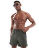 ONLY & SONS ONLY & SONS seersucker swim shorts in dark green - 1