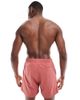 ONLY & SONS ONLY & SONS seersucker swim shorts in dark pink - 3