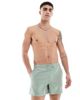 ONLY & SONS ONLY & SONS seersucker swim shorts in light green - 1