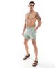 ONLY & SONS ONLY & SONS seersucker swim shorts in light green - 2