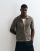 ONLY & SONS ONLY & SONS short sleeve knit shirt in gray-White - 1