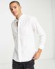 ONLY & SONS Only & Sons slim fit button down oxford shirt in white - 1