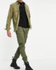 ONLY & SONS Only & Sons slim fit cargo pants with cuffed bottom in khaki-Green - 1