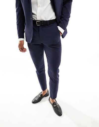 ONLY & SONS Only & Sons slim fit suit pants in navy