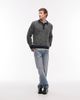ONLY & SONS ONLY & SONS structured knit sweater with contrast collar in navy - 2