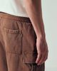 ONLY & SONS ONLY & SONS sweatshirt fabric cargo shorts in washed brown - 2
