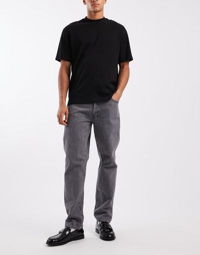 ONLY & SONS ONLY & SONS Tye loose tapered jeans in gray