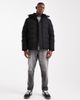 ONLY & SONS ONLY & SONS waterproof hooded puffer coat in black - 2