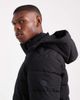 ONLY & SONS ONLY & SONS waterproof hooded puffer coat in black - 4