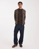 ONLY & SONS ONLY & SONS zip through crochet knit with pocket in navy & brown - 2