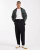 ONLY & SONS ONLY & SONS zip up crochet knit sweater with pocket in black & green - 2