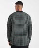 ONLY & SONS ONLY & SONS zip up crochet knit sweater with pocket in black & green - 3