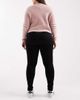 Only Curve Only Curve Augusta high waisted skinny jeans in black - 3