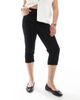 Only Curve ONLY Curve capri pants in black - 4