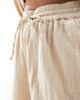 Only Curve ONLY Curve cheesecloth pull on shorts in beige - part of a set-Neutral - 2