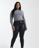 Only Curve Only Curve coated skinny jeans in black - 1