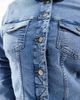 Only Curve Only Curve denim jacket in light blue - 4