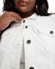 Only Curve Only Curve denim jacket in white - 3