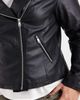 Only Curve Only Curve faux leather biker jacket in black - 2