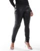 Only Curve Only Curve faux leather legging in black - 3
