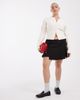 Only Curve ONLY Curve high rise pleated mini skort in black - 2