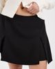Only Curve ONLY Curve high rise pleated mini skort in black - 4