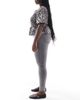 Only Curve ONLY Curve high waist skinny jeans in gray - 3