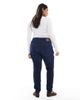 Only Curve ONLY Curve high waist skinny jeans in mid blue - 2