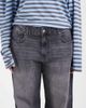 Only Curve ONLY Curve Juicy high rise wide leg jeans in dark gray - 3