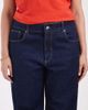 Only Curve ONLY Curve Juicy high rise wide leg jeans in rinsed dark blue - 3