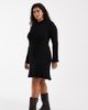 Only Curve ONLY Curve knit mini dress in black - 1