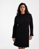 Only Curve ONLY Curve knit mini dress in black - 2