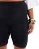 Only Curve ONLY Curve lace trim legging shorts in black - 4