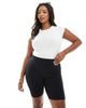 Only Curve ONLY Curve legging shorts in black - 3