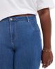 Only Curve ONLY Curve long denim shorts in mid blue-Black - 4