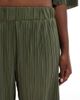 Only Curve ONLY Curve plisse wide leg pants in khaki - part of a set-Green - 3