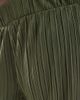 Only Curve ONLY Curve plisse wide leg pants in khaki - part of a set-Green - 4