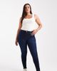 Only Curve ONLY Curve push-up skinny jeans in dark blue - 1
